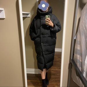 Warm Long Down Puffer Jacket